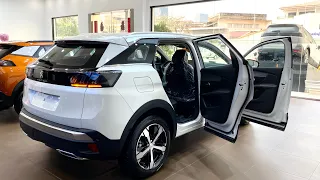 New 2023 PEUGEOT 3008 white Color | in depth walkaround