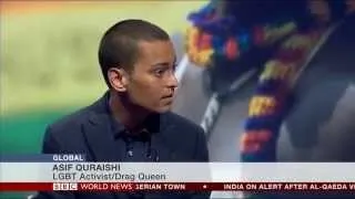 Asifa Lahore/Asif Quraishi & Celina Jaitly on BBC World News