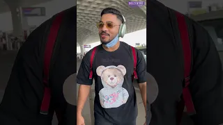 Raftaar Spotted At Airport