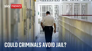 Convicted criminals could avoid jail because prisons are full