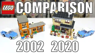 LEGO Harry Potter 4 Privet Drive Comparison! (4728 vs 75968 | 2002 vs 2020)