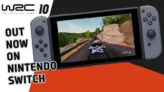 WRC 10 Out Now on Nintendo Switch. Portable Handheld WRC Rally Gaming