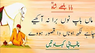 Kalam Baba Bulleh Shah| Baba Bulleh Shah ka kalam|punjabi shaayaeri|punjabi poetry|best poetry|bbs