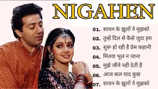 ||Nigahen Movi All Song,Sunny deol, Sridevi, Audio Jukebox||