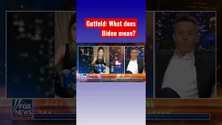 Gutfeld obliterates Biden’s remarks: This is usually what a villain says! #shorts