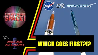 SpaceX or NASA - Which Mega-rocket Launches 1st?