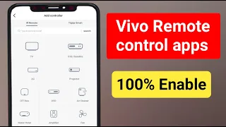 Vivo Remote control apps 2024.How to get remote control apps in vivo phone.Enable remote Control