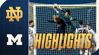 Irish Masterful In Win Over Wolverines | Highlights vs Michigan | Notre Dame Men's Soccer