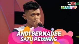 Andi Bernadee Satu Peluang I Sambil nyanyi tahan gelak dgn perangai Nabil | Persembahan Live MeleTOP