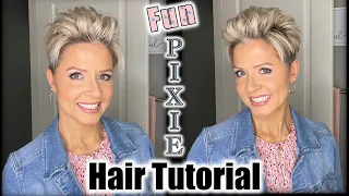 Pixie Hair Tutorial | Fun Off-the-Forehead Look