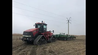 #tractorvlog Case ih QUADTRAC 600 +Great Plains Max Chisel