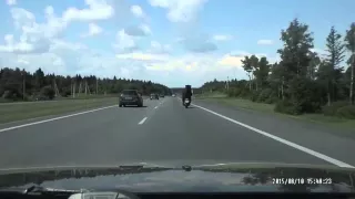 Медведь на Мотоцикле-УГАР!!!