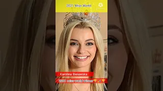 Miss World Karolina Bielawska from Poland #shorts #missworld2021 #viralshorts