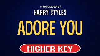 Harry Styles - Adore You | Karaoke Higher Key