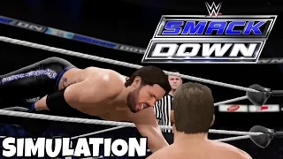 WWE 2K16 SIMULATION AJ Styles Vs Chris Jericho Smackdown 2/11/16