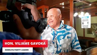 Leader of Sodelpa Party Honourable Viliame Gavoka