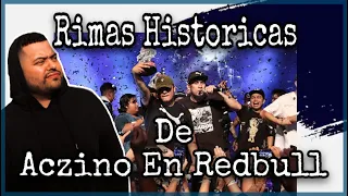 Rimas Historicas De Aczino En Redbull | Rap Bullying | Reaccion "El Mejor Maldito Freestylero"