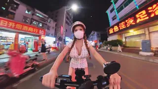 Shenzhen E Bike Test Drive  Niubiity B14/ Naomi 'SexyCyborg' Wu