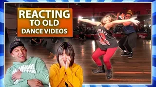 REACTING TO OUR OLD DANCE VIDEOS w/ Bailey Sok