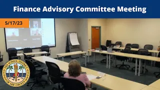 Finance Advisory Committee Meeting: May 17, 2023