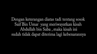 sanggahan terhadap khalid basalamah tentang abdullah bin saba