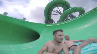 Water slide fail video gopro