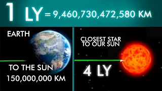 how far are the stars? comparison of distances of star, galaxies and planets