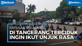 Terciduk Ikutan Demo ke Jakarta, Ratusan Pelajar di Tangerang Digelandang ke Kantor Polisi