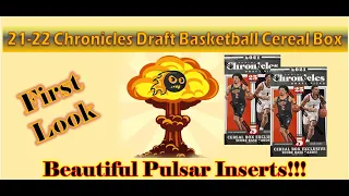 FIRST LOOK: 2021-22 Panini Chronicles Draft Cereal Box - PULSAR INSERTS!