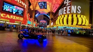 FREMONT STREET LAS VEGAS NIGHT SCENES VLOG#222