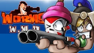 WORMS WMD - TEAM BATTLE!!! (Ohm & Cartoonz Vs Delirious & Bryce)