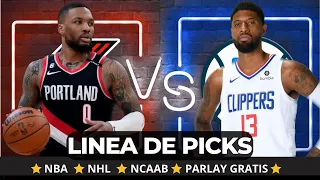 PRONOSTICOS NBA, NHL Y NCAAB PARA HOY 19/03/2023 🔥PARLAY GRATIS🔥