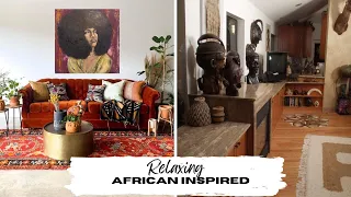 African Inspired Living Room Home Decor & Home Design| And Then There Was Style