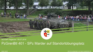PzGrenBtl 401 - SPz Marder auf Standortübungsplatz (08.07.2016)