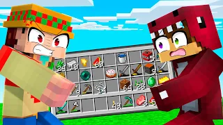 ¡SILVIO y RAPTOR COMPARTEN el MISMO INVENTARIO! 😂💼 MINECRAFT con RAPTORGAMER y SILVIOGAMER