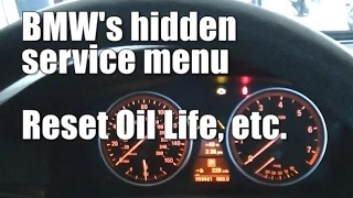 Service Menu (Oil Reset, etc) HOWTO 2007-2012 BMW 535xi - Quick