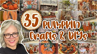 🍂 MEGA Fall Pumpkin Video 35+ Pumpkin Project DIYs Easy Country Crafts 2023 Collection Video