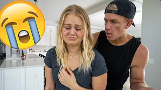 CRYING IN MY HUSBANDS ARMS! *CUTE REACTION*