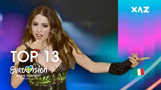 Eurovision 2024: Top 13 - NEW 🇮🇹