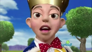 All LazyTown Episodes but only when Stingy says "mine"