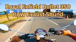 Royal Enfield Bullet 350 pure riding sound 🔥🔥 || I fell in love with the sound ❤️❤️l