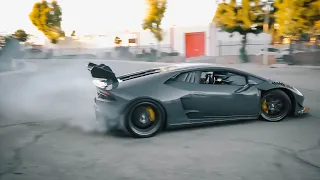 TWIN TURBO LAMBORGHINI HURACAN DRIFT CAR!!! MERCEDES GT63s AND C63s AMG TUNE!!!