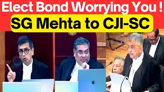 SG to CJI-SC, Electoral Wond Worrying You ! #Lawchakra #supremecourt