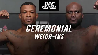 UFC São Paulo: Ceremonial Weigh-In