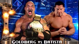 Goldberg V Batista RAW 10th November 2003