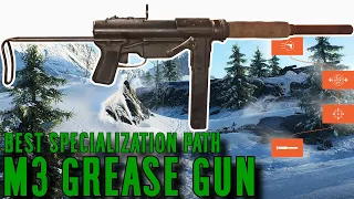 M3 Grease Gun Best Specialization Path & Gameplay - Battlefield V