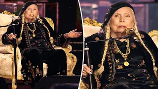 Joni Mitchell 80 makes Grammys debut with rare performance at 2024 show