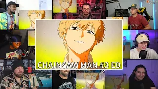 CHAINSAW MAN #3 Ending マキシマム ザ ホルモン「刃渡り2億センチ」REACTION MASHUP | チェンソーマンED3 海外の反応