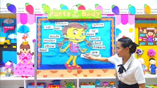 Parts of the Body Demo | Teaching Preschoolers | Online Learning