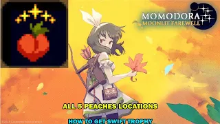 Momodora Moonlit Farewell walkthrough - All 5 peaches locations - Swift trophy